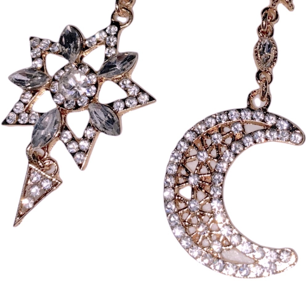 Moon & Star Earrings